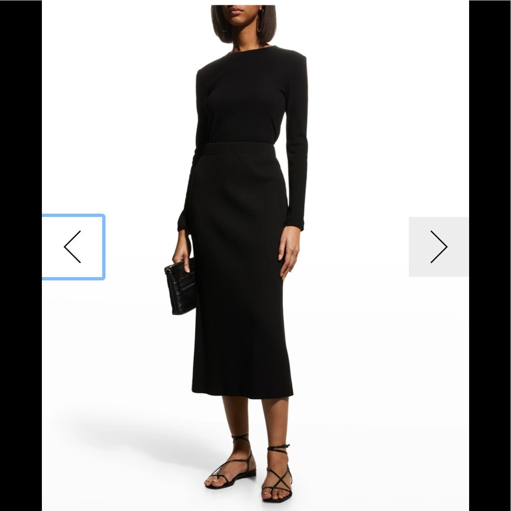NWT Vince ribbed midi pencil skirt size XS